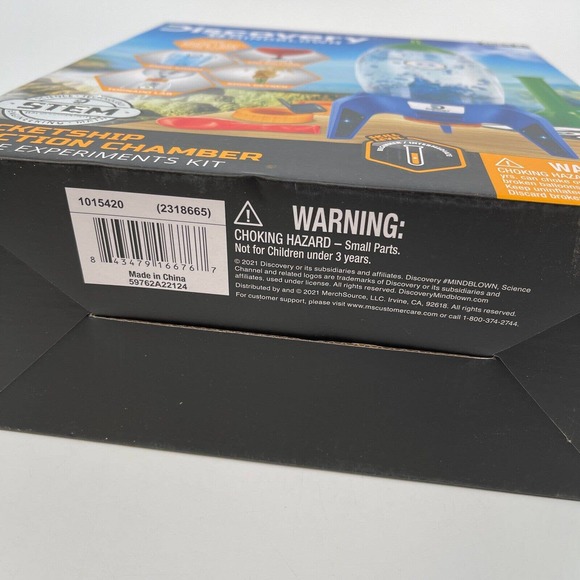 Discovery Mindblown STEM Rocketship Reaction Chamber 10-Piece Experiment Kit NEW - Picture 4 of 4